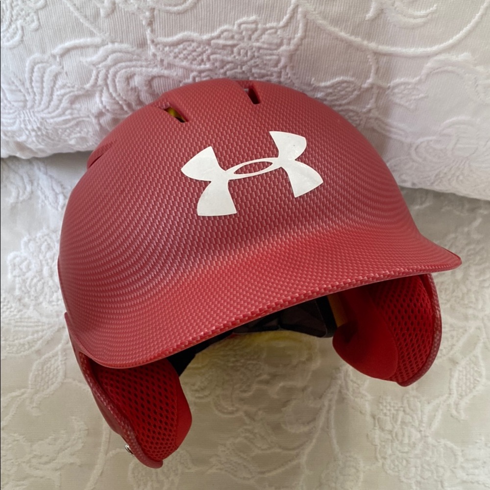 Under Armour Red T Ball Helmet